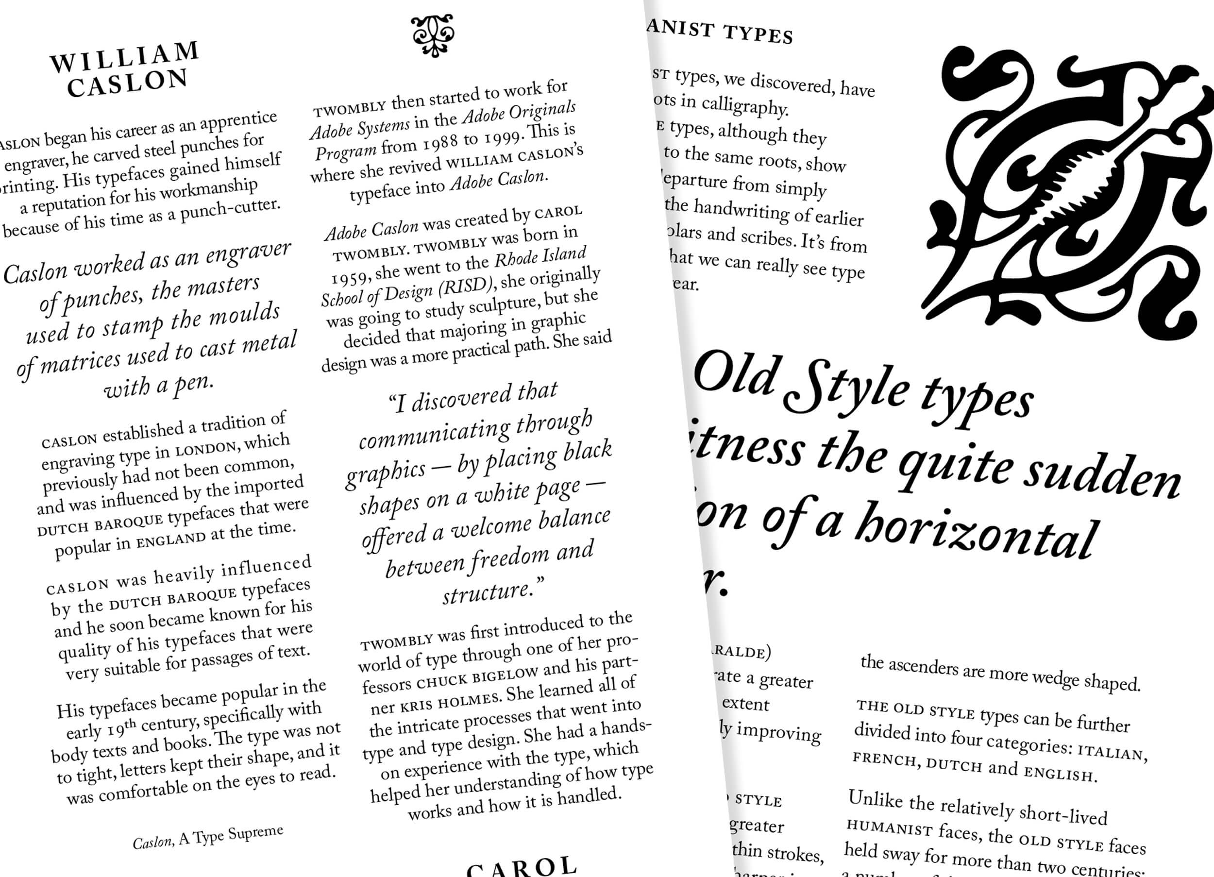 type specimen 06